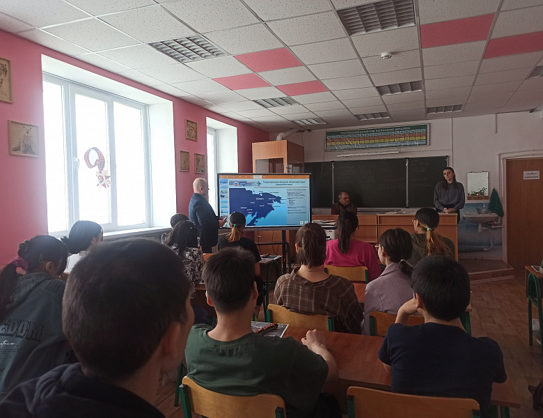 Профориентационную встреча с сотрудниками филиала «Аэронавигация Северо-востока»